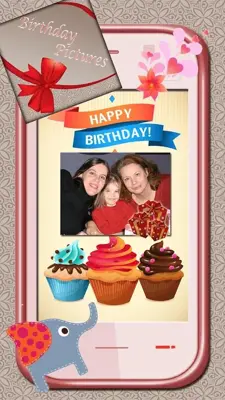 Birthday Photos and Stickers android App screenshot 3